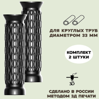 Комплект ручек на трубу/ось 33 мм, длина 175 мм Комплект ручек на трубу/ось 33 мм, длина 175 мм